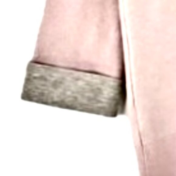 SOLD -Vince Double Faced Sweater Pale Pink w Gray  Women XS - Picture 5 of 10